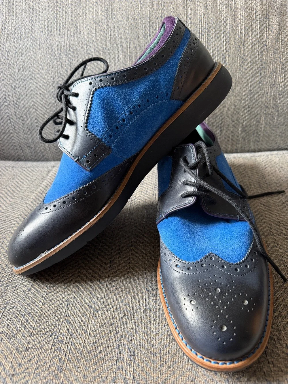 Ted Baker Treey Men’s Multicolored Oxfords Dress Shoes Size:10